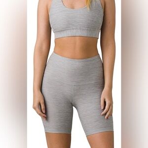 PrAna Kimble Bike Shorts New Carbon Heather
